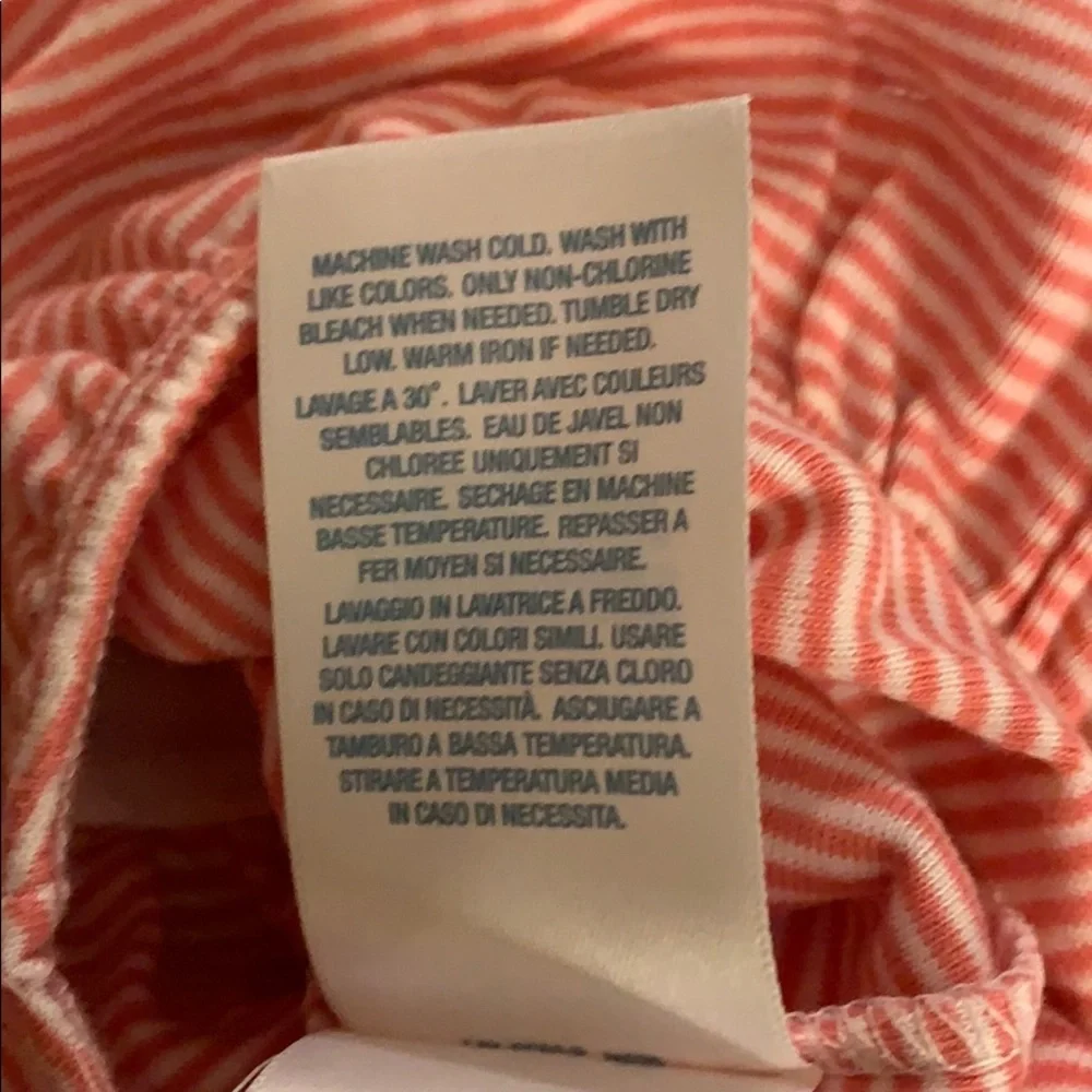 Ralph Lauren newborn Pink striped gown NEW - Picture 6 of 7